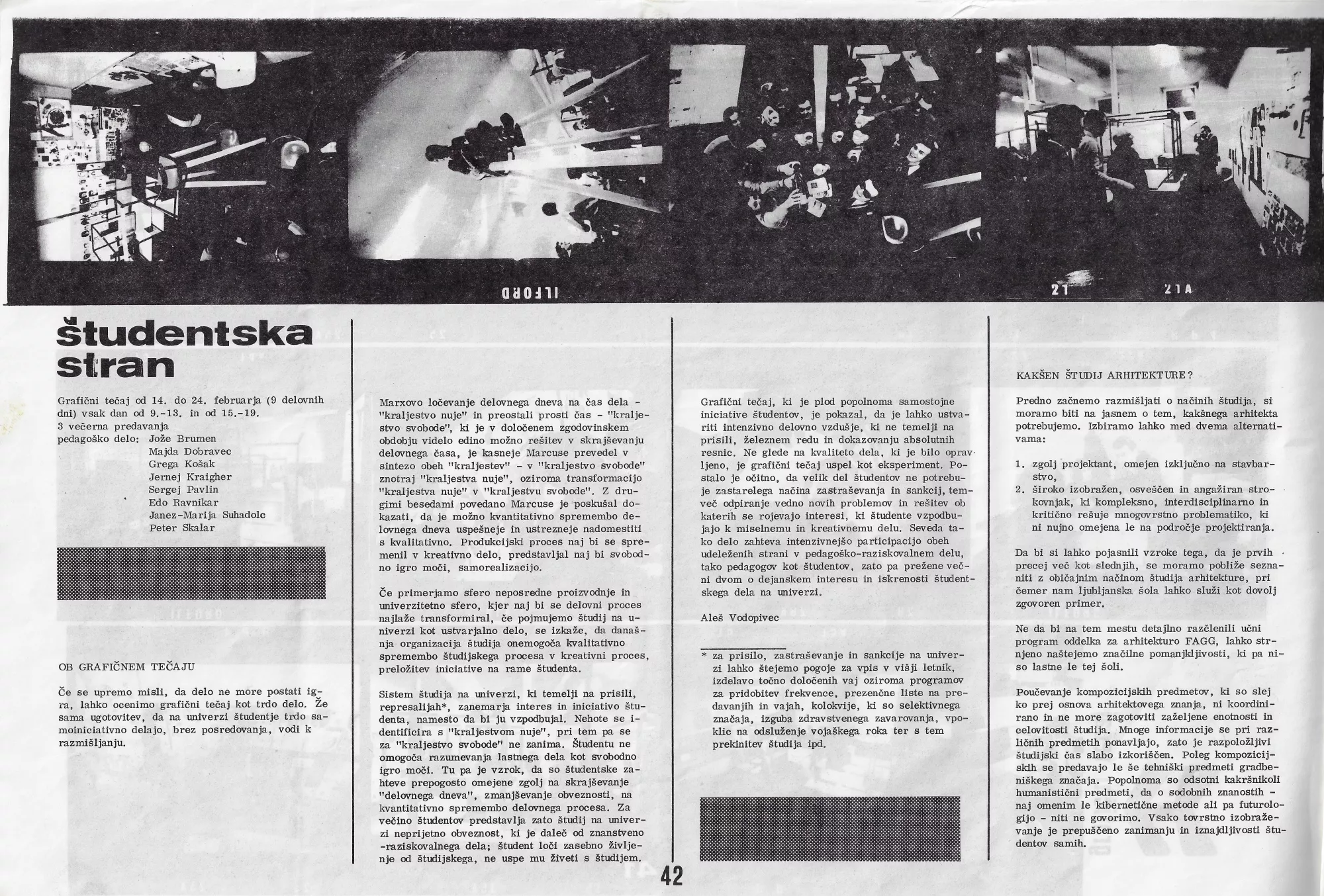 Aleš Vodopivec - Grafični tečaj