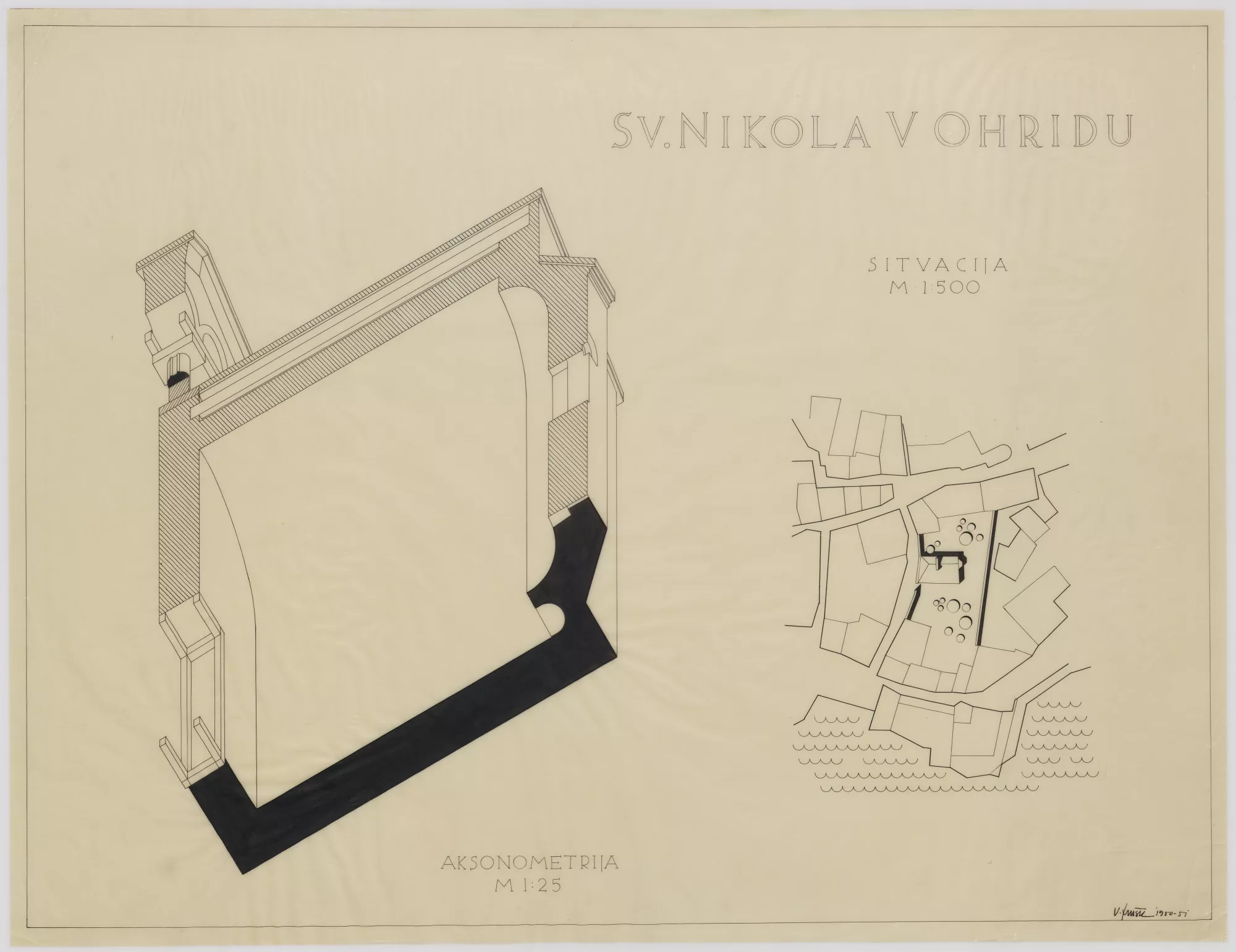 Vladimir Mušič - Sv. Nikola v Ohridu