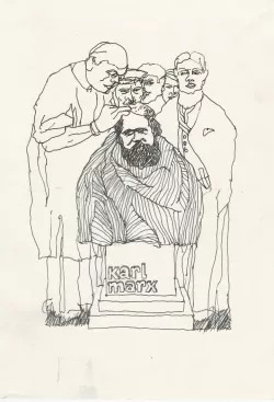 Aleksander Ostan - Plakat Karl Marx – 100 let smrti