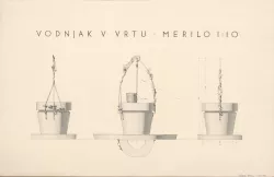 Franc Vehovar - Vodnjak v vrtu