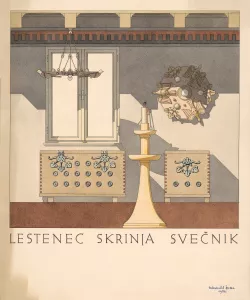 Špelka Valentinčič - Lestenec, skrinja, svečnik